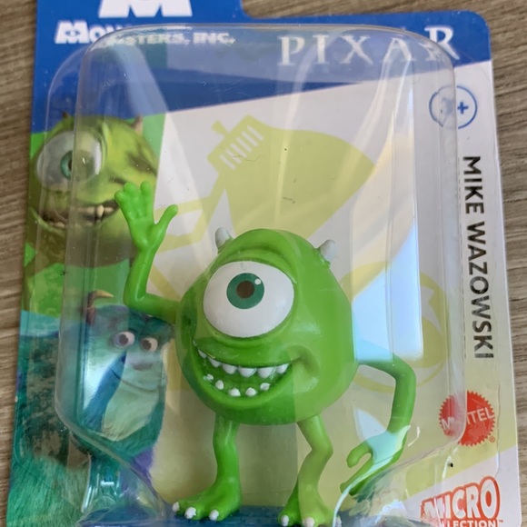 Monsters Inc Sulley & Mike Wazowski Disney Pixar Mattel Micro Collection Figure - Picture 2 of 6